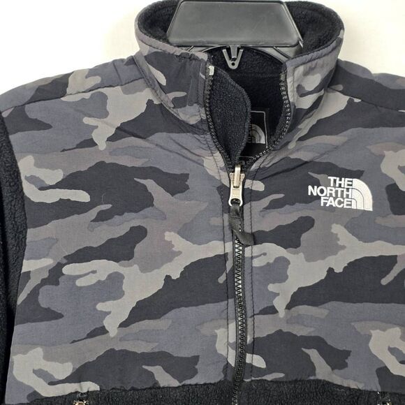 The North Face Boys Camo Polartec Fleece Jacket S - Picture 2 of 11